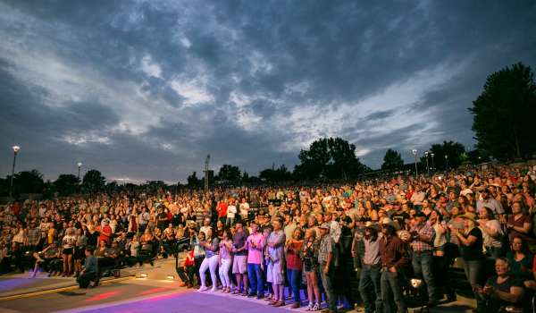 Audience View at the CRMU Amphitheater in Jefferson City