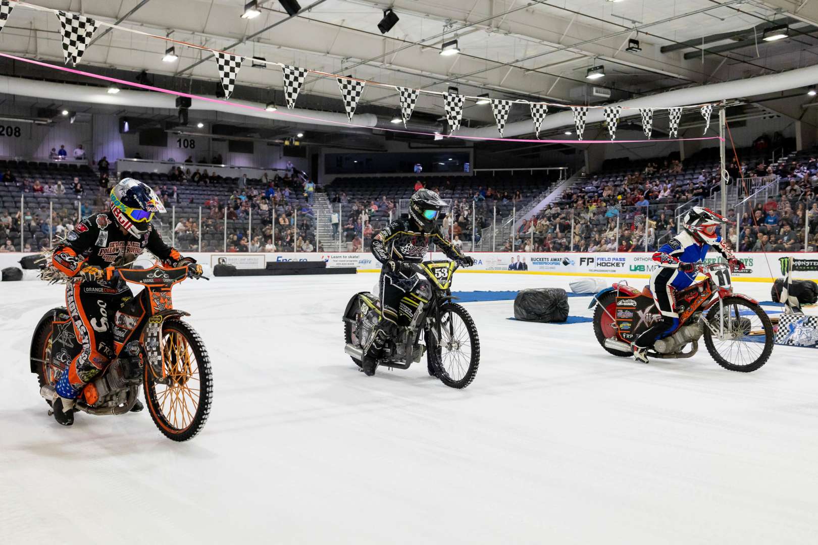 Photo of Ice Motor cross event at the Pelham Civic Complex & Ice Arena