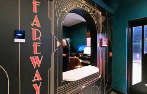 Thumbnail photo of Fareway Box Office at the Ingersoll with a member of staff in the office