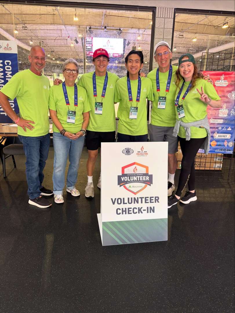Photo of Volunteers at the Park City Arena for the  NAIA Women’s Wrestling National Championship