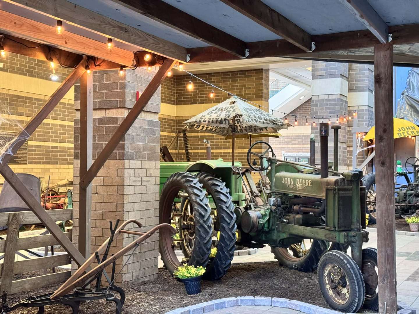 Photo of Image of a John Deere tractor at the Gathering of The Green Event at the River Center