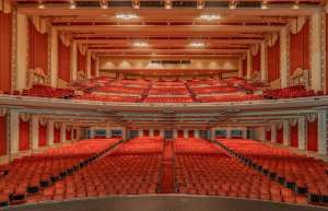 Thumbnail photo of Adler Theatre seats viewed from the stage