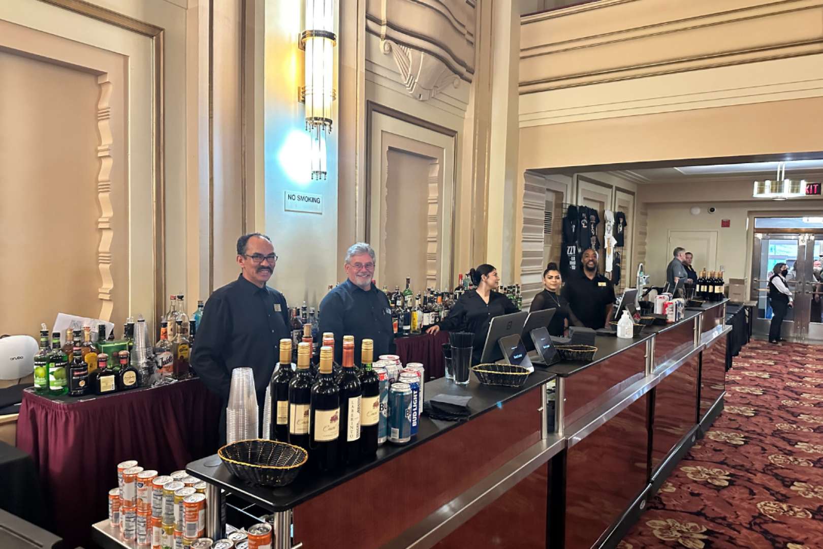 Photo of Bartenders at the Lobby Bar in the Adler Theater