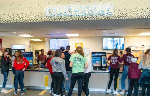 Thumbnail photo of Girls queueing at the Alliant Energy Power House Arena concession stand