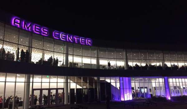 Ames Center at Night