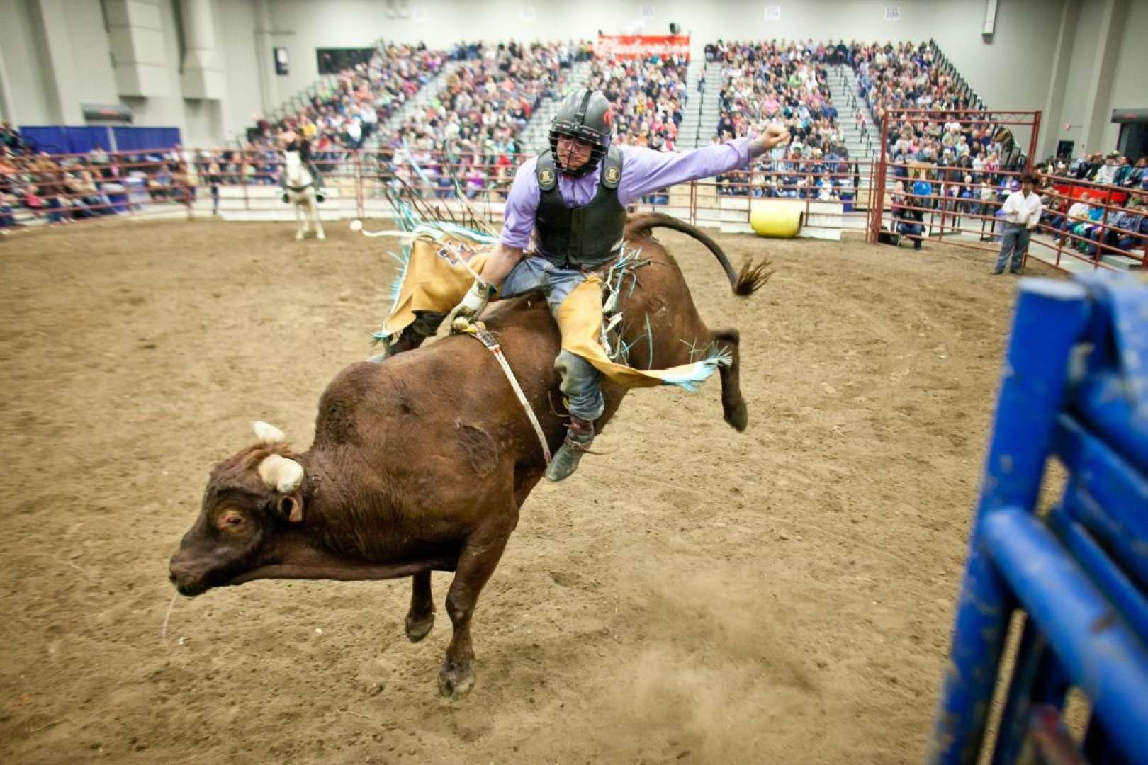 Photo of Rodeo rider at the Bridge View Center