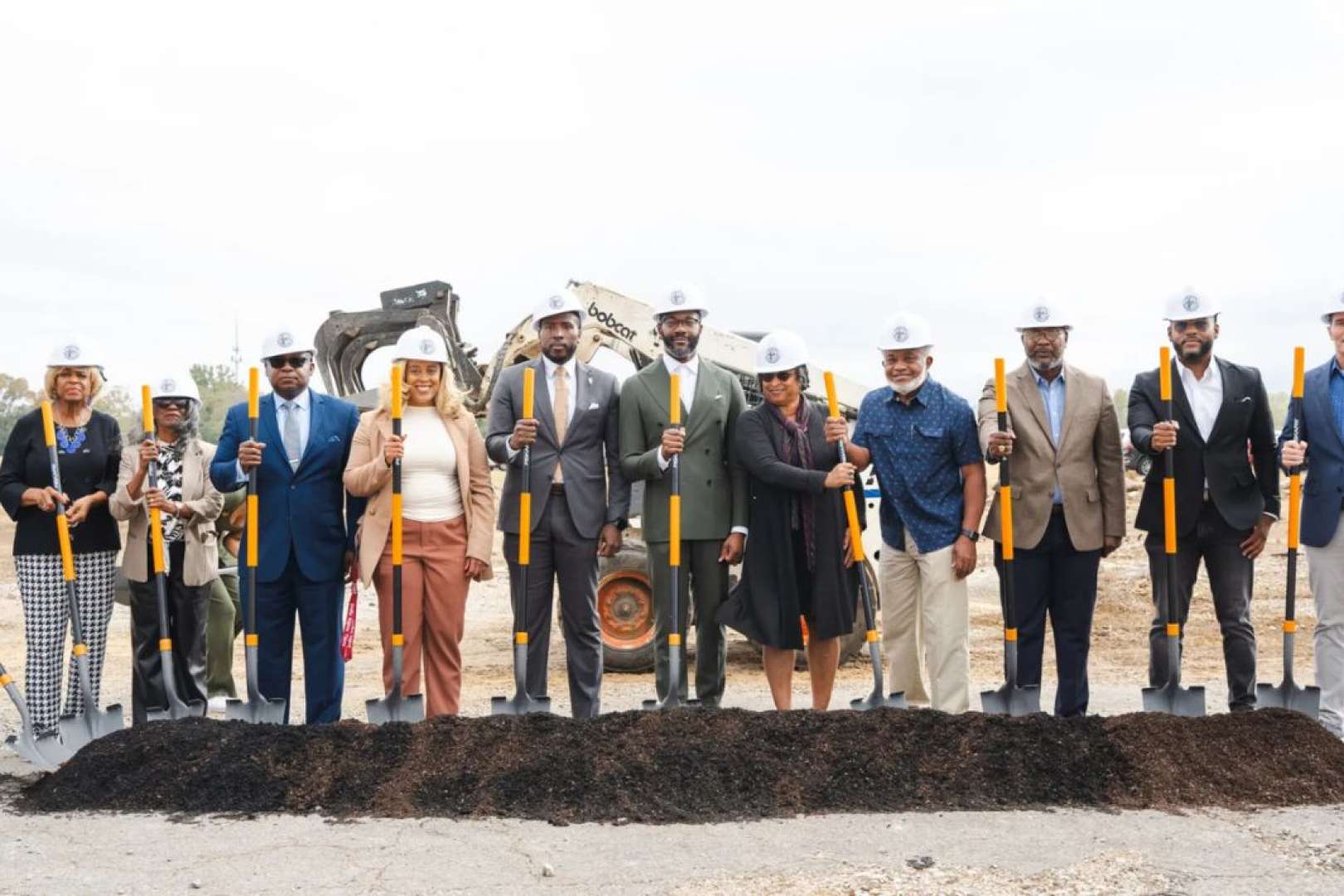 Photo of Groundbreaking at the Birmingham Family Fun Center with City officials