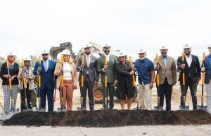 Thumbnail photo of Groundbreaking at the Birmingham Family Fun Center with City officials
