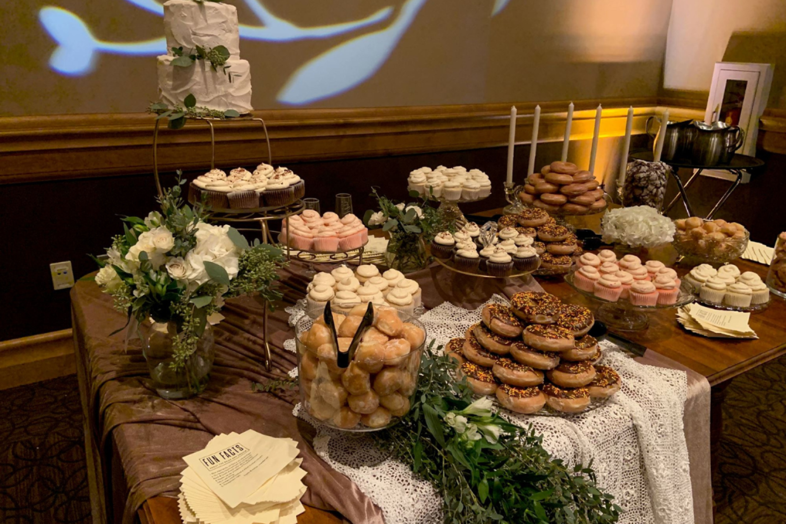 Photo of Desserts on trays at an event