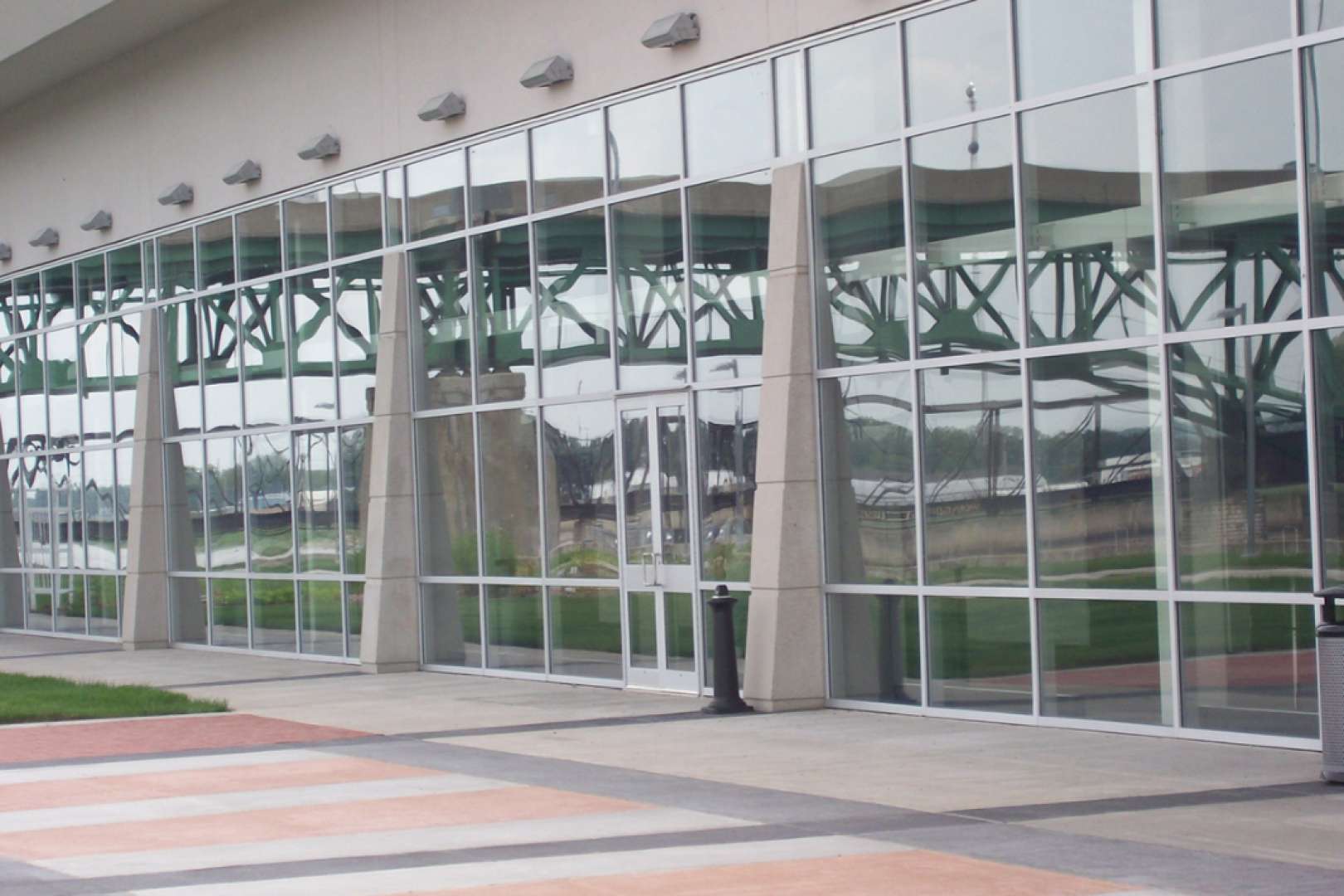Photo of Bridge View Center Outdoor Plaza with main door