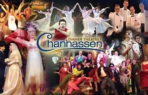 Thumbnail photo of Chanhassen Dinner Theater social media poster showing upcoming shows