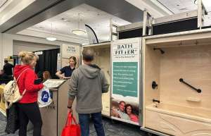Thumbnail photo of Chesapeake Convention Center trade show stand for bath fitter