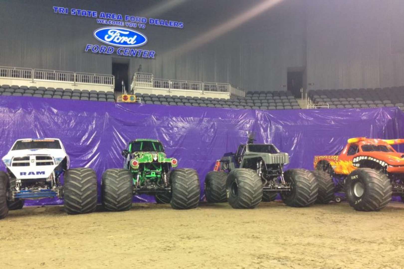 Photo of Ford Center - Monster Trucks event in the arena