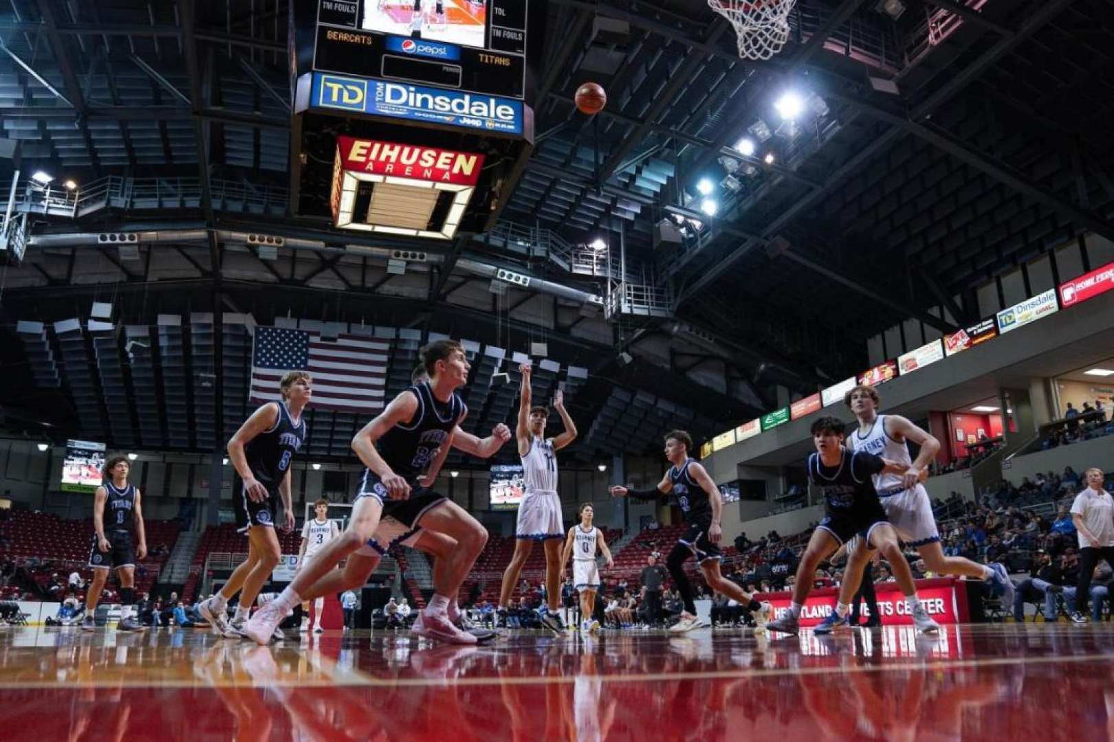 Photo of Heartland Hoops basketball Tournament at the Heartland Events Arena