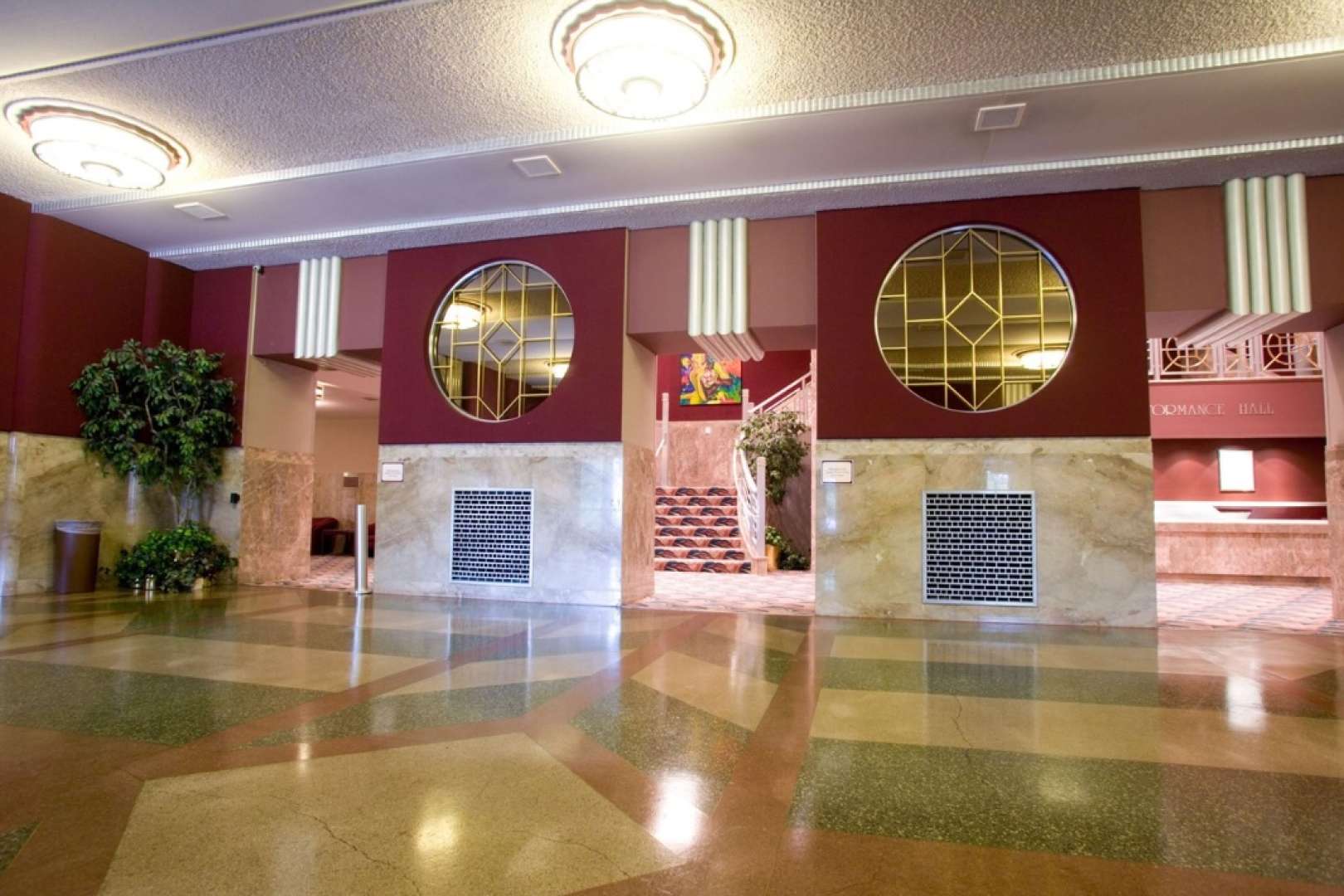Photo of Topeka Performing Arts Center main lobby