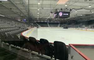 Thumbnail photo of Zamboni cleaning the ice at the Pelham Civic Complex & Ice Arena