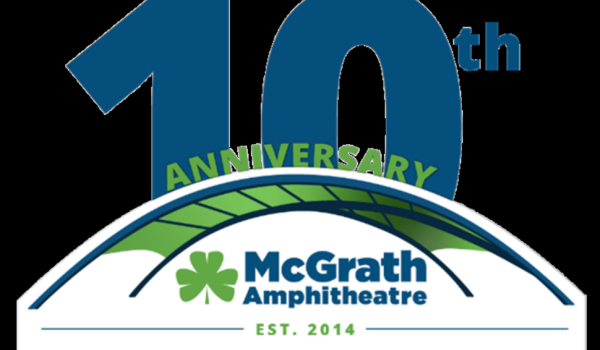 McGrath Amphitheatre 10th Anniversary Logo