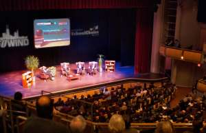 Thumbnail photo of School Choice Presentation on stage at the North Shore Center for the Arts
