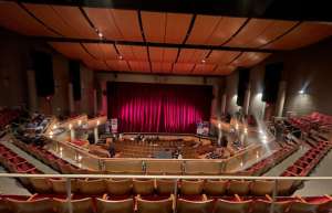 Thumbnail photo of North Shore Center for the Arts stage and hall shot from the balcony