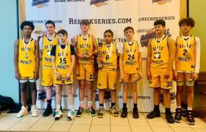 Thumbnail photo of Reebok Basketball Tournament winning team