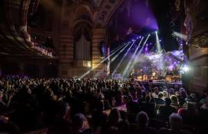 Thumbnail photo of Concert on stage at the Paramount Theatre taken from the balcony
