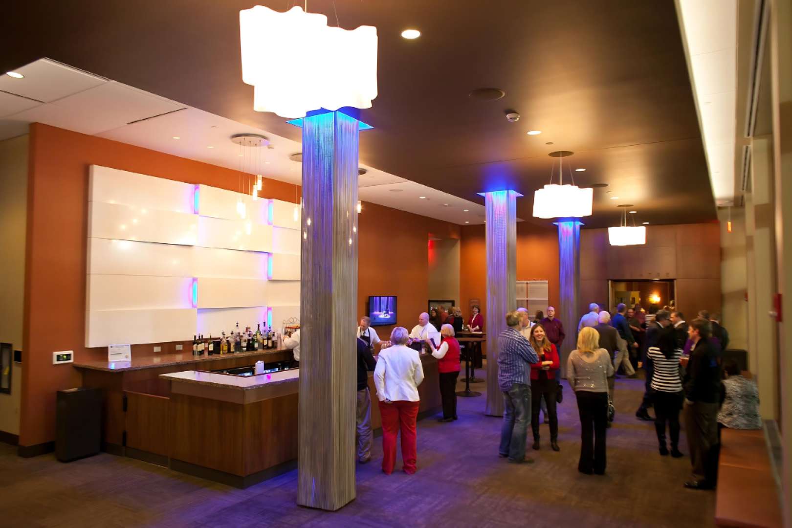 Photo of Paramount Theatre lobby bar