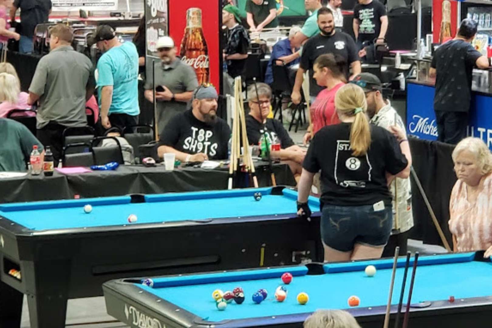 Photo of People playing pool at the Pelham Civic Complex