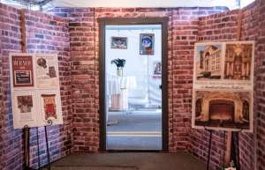 Thumbnail photo of A photo of the speakeasy set up for the Rialto Square gala celebrations