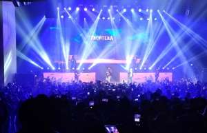 Thumbnail photo of Frontera Concert at the River Center POV audience looking at the stage