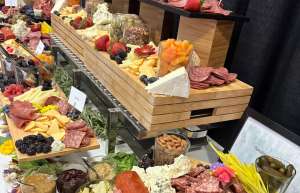 Thumbnail photo of River Center cheese and charcuterie display close up