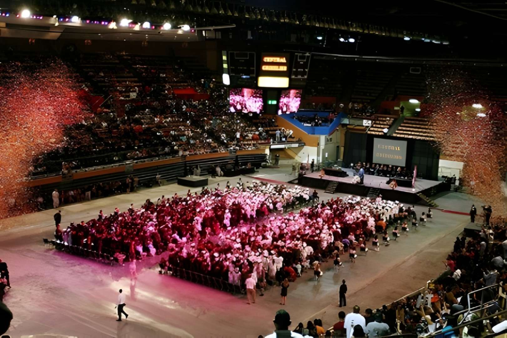 Photo of Graduation Ceremony at the Selland Arena