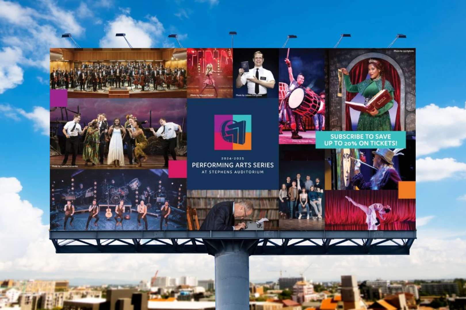 Photo of Billboard ad for event