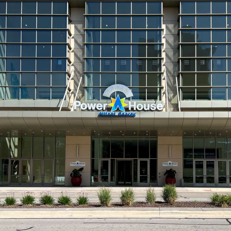 Exterior of the Power House Arena