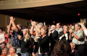 Thumbnail photo of Sunrise Theatre Audience on their feet clapping