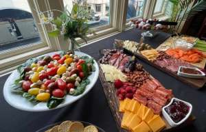 Thumbnail photo of A food buffet at the Private VIP lounge at the Sunrise Theatre