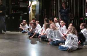 Thumbnail photo of Children on stage at Topeka Performing Arts Center