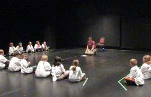 Thumbnail photo of Children on stage at Topeka Performing Arts Center
